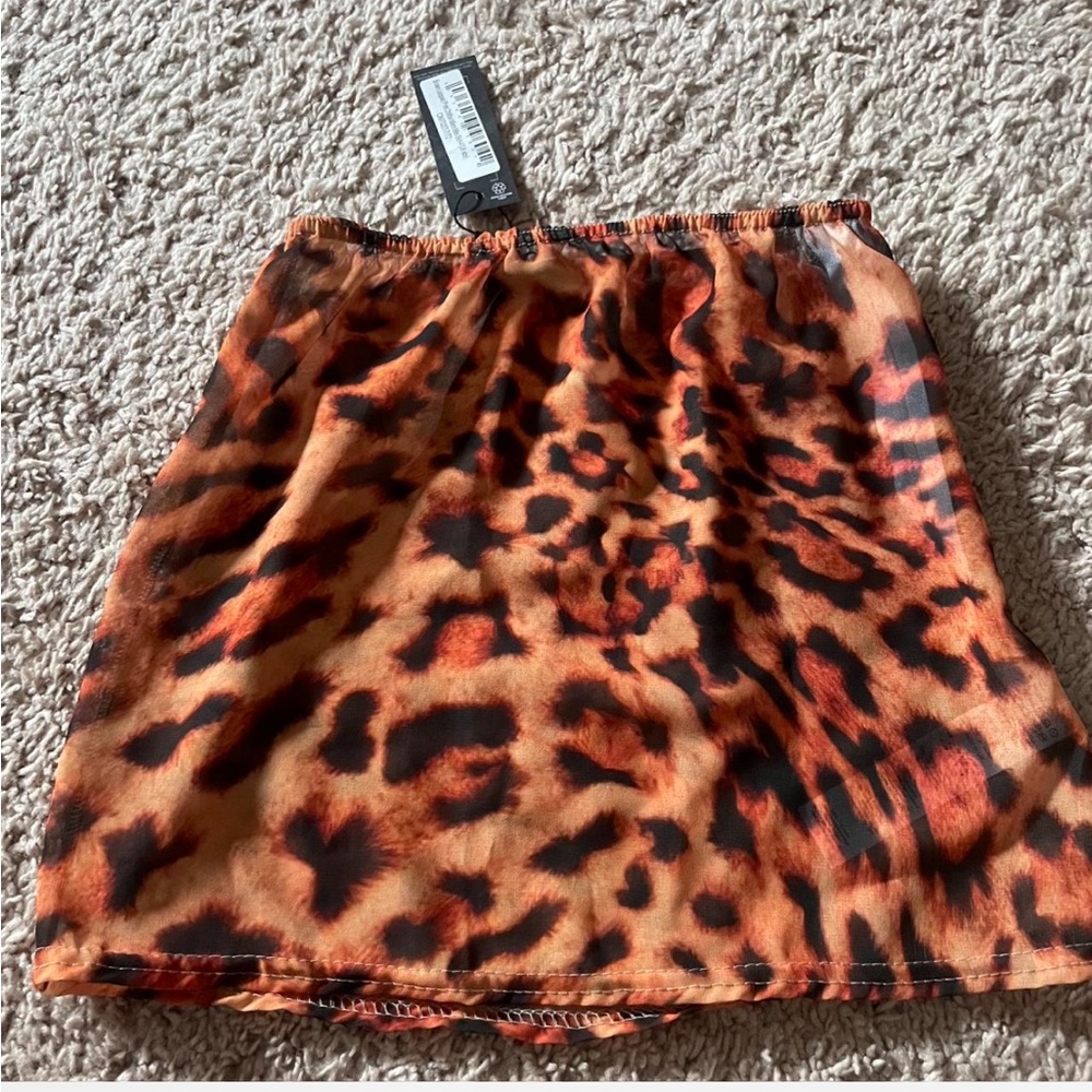 PrettyLittleThing Animal Print Pencil Skirt